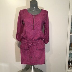 YEST Drop Waist 3/4 Sleeve Tunic Dress  Size XS